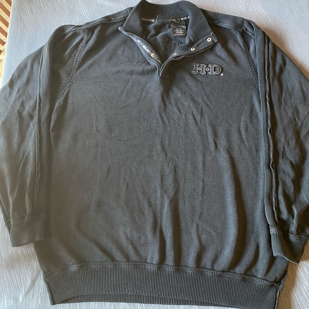Men’s Harley-Davidson Snap Collar Sweater